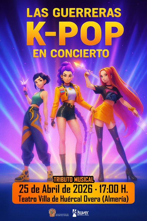 Las Guerreras K-Pop en concierto.